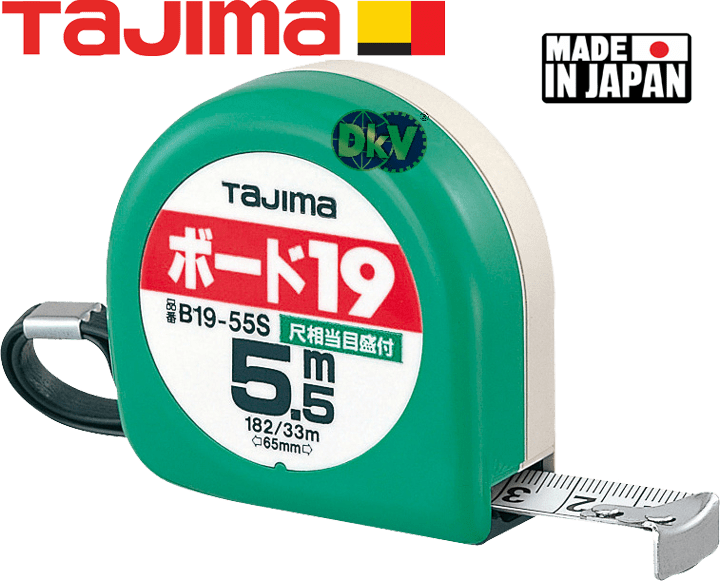 Thước cuộn dây Tajima B1955SBL, Tajima tape measure B1955SBL