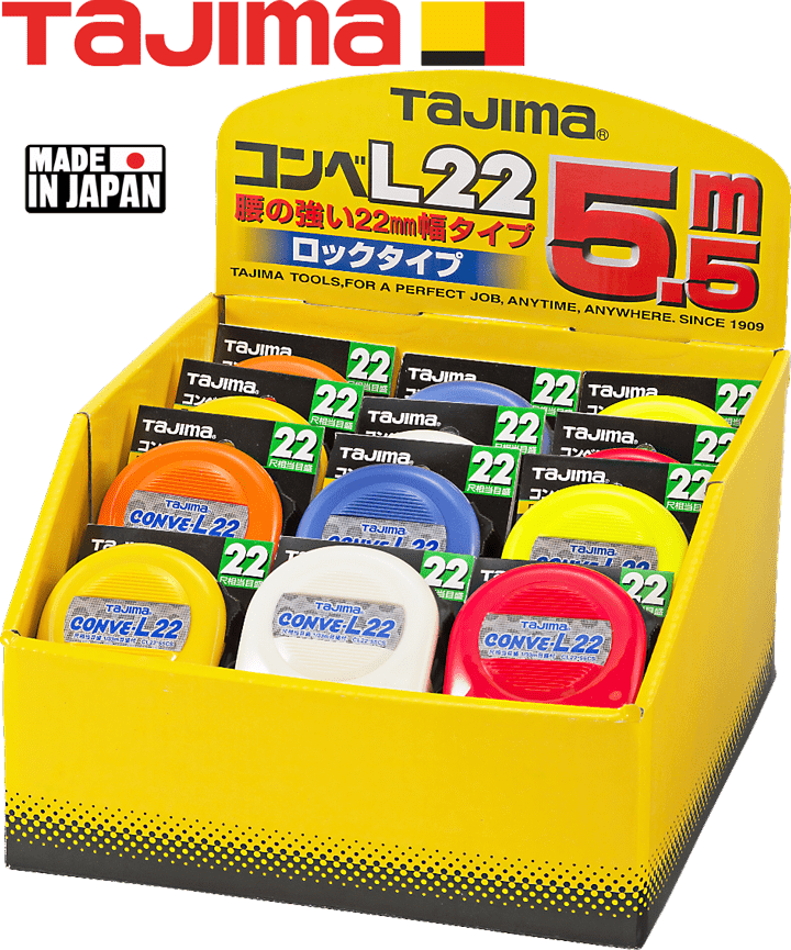 Thước cuộn dây Tajima CL22-55CS , Tajima tape measure CL22-55CS 