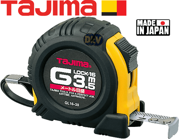 Thước cuộn dây Tajima GL16-35BL, Tajima tape measure GL16-35BL