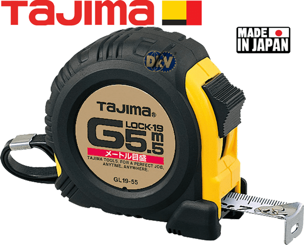 Thước cuộn dây Tajima GL19-55BL, Tajima tape measure GL19-55BL