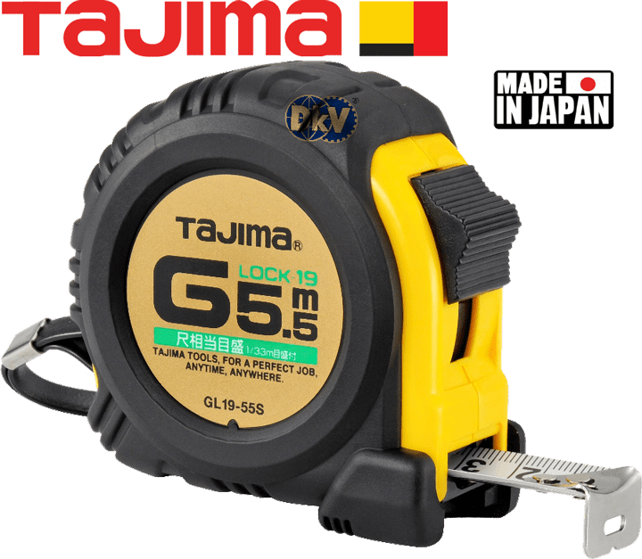 Thước cuộn dây Tajima GL19-55SBL , Tajima tape measure GL19-55SBL 