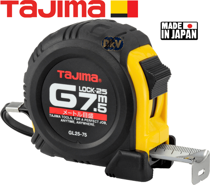 Thước cuộn dây Tajima GL25-75BL , Tajima tape measure GL25-75BL