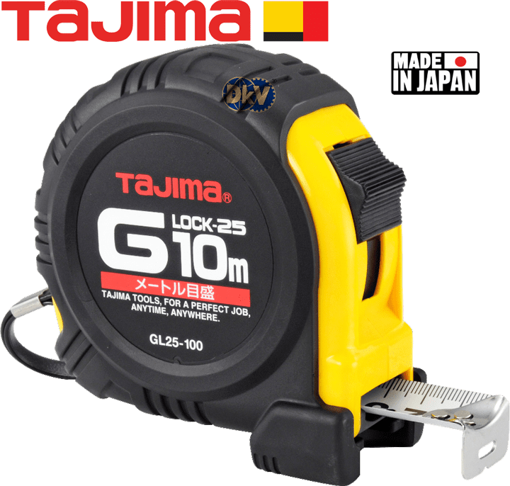 Thước cuộn dây Tajima GL25100BL, Tajima tape measure GL25100BL