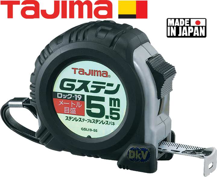 Thước cuộn dây Tajima GSL1955BL, Tajima tape measure GSL1955BL