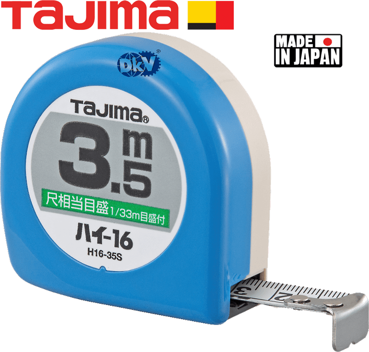 Thước cuộn dây Tajima H1635SBL, Tajima tape measure H1635SBL