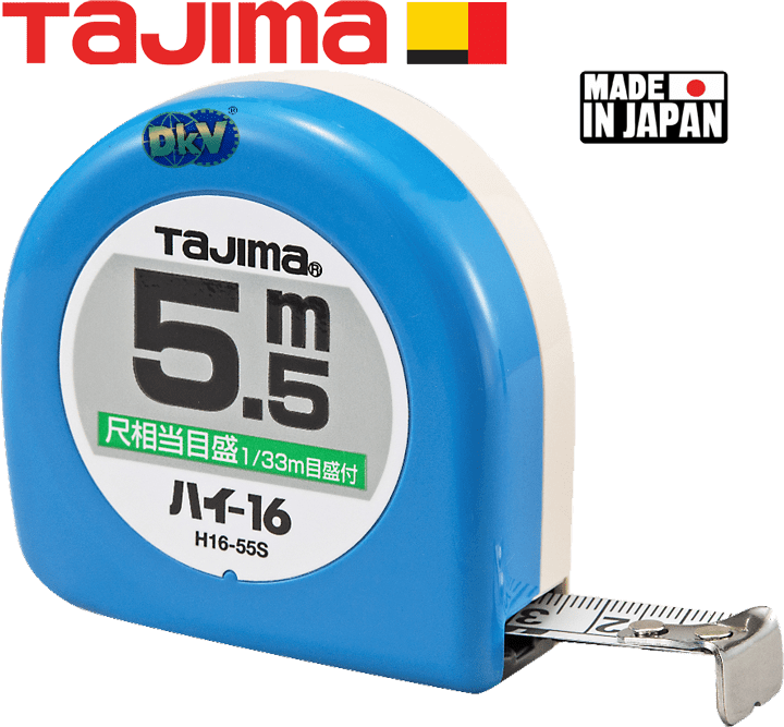 Thước cuộn dây Tajima H1655SBL, Tajima tape measure H1655SBL