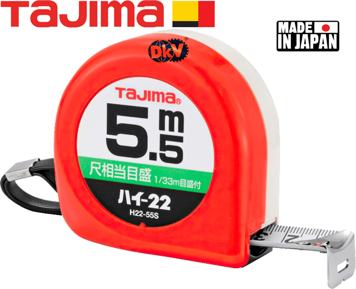 Thước cuộn dây Tajima H2255SBL, Tajima tape measure H2255SBL