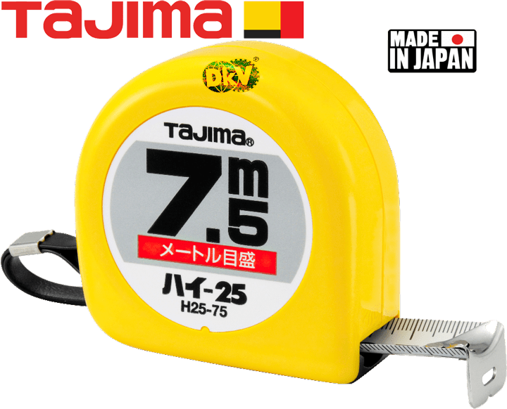 Thước cuộn dây Tajima H25-75BL , Tajima tape measure H25-75BL