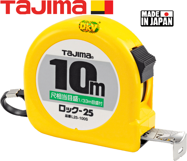 Thước cuộn dây Tajima L25100SB , Tajima tape measure L25100SB 