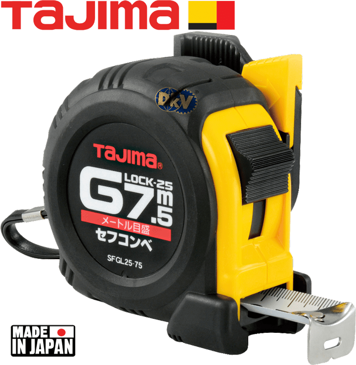 Thước cuộn dây Tajima SFGL25-75BL , Tajima tape measure SFGL25-75BL 