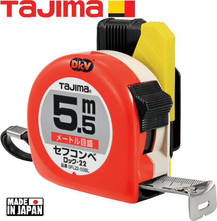 Thước cuộn dây Tajima SFL22-55BL, Tajima tape measure SFL22-55BL