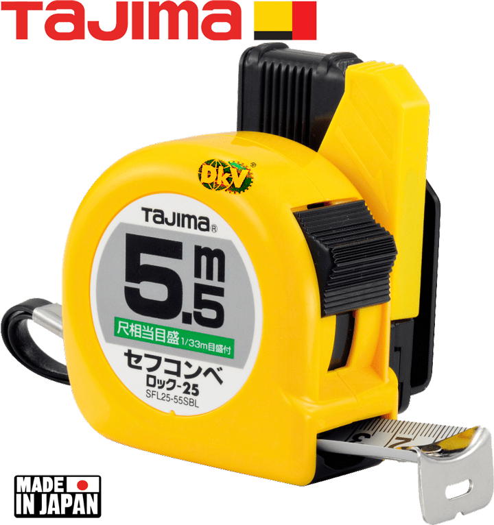 Thước cuộn dây Tajima SFL25-55SBL , Tajima tape measure SFL25-55SBL 