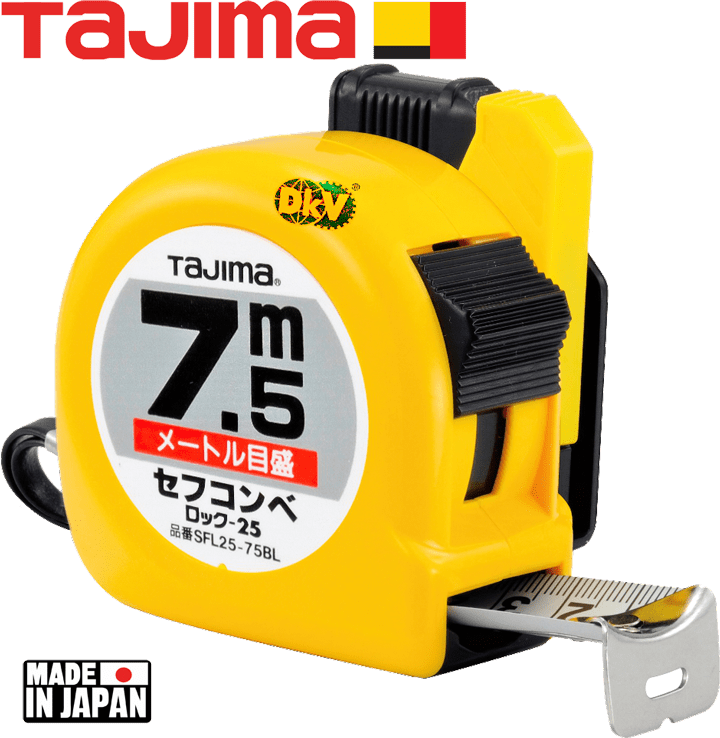 Thước cuộn dây Tajima SFL25-75BL , Tajima tape measure SFL25-75BL