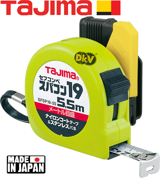 Thước cuộn dây Tajima SFSP19-55BL, Tajima tape measure SFSP19-55BL