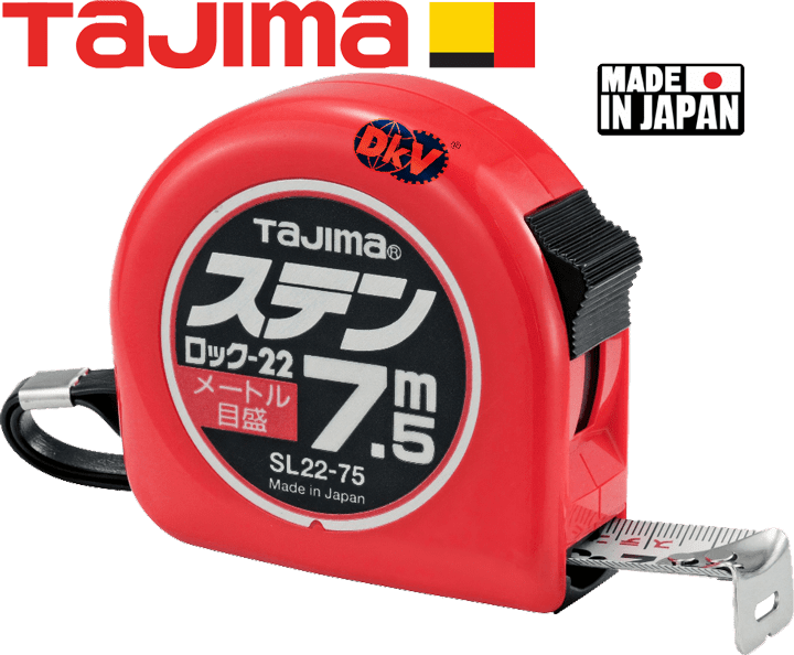 Thước cuộn dây Tajima SL22-75BL , Tajima tape measure SL22-75BL 