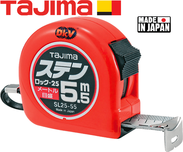 Thước cuộn dây Tajima SL25-55BL, Tajima tape measure SL25-55BL
