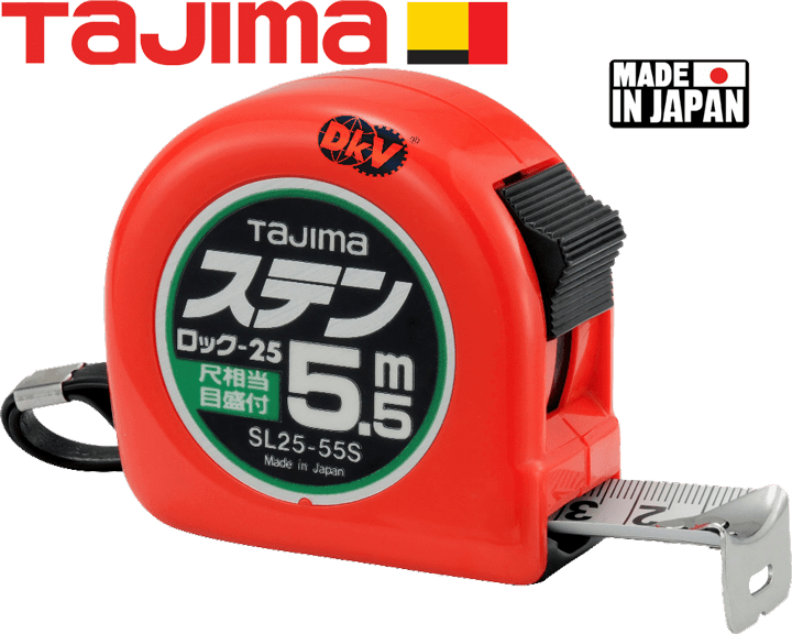 Thước cuộn dây Tajima SL25-55SBL , Tajima tape measure SL25-55SBL