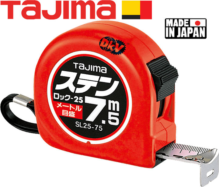 Thước cuộn dây Tajima SL25-75BL , Tajima tape measure SL25-75BL
