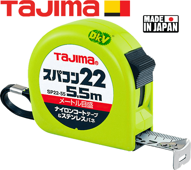 Thước cuộn dây Tajima SP2255BL, Tajima tape measure SP2255BL