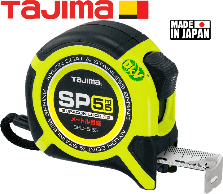 Thước cuộn dây Tajima SPL25-55SBL, Tajima tape measure SPL25-55SBL