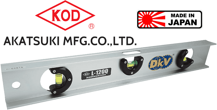 Thước thủy KOD L-120MQ-150, KOD global level aluminium measure L-120MQ-150