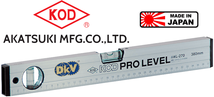 Thước thủy KOD L-270-100, KOD global level aluminium measure L-270-100