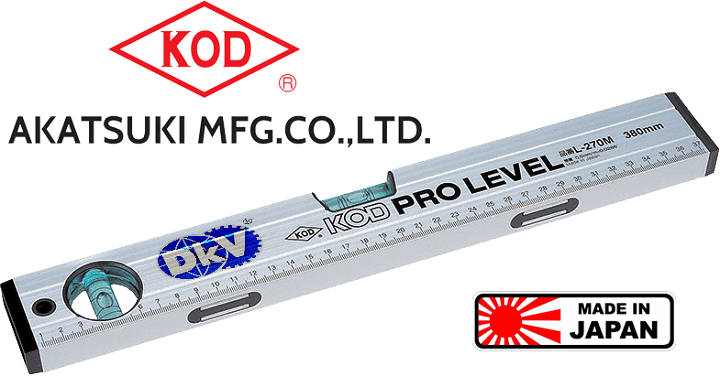 Thước thủy KOD L-270M-100, KOD global level aluminium measure L-270M-100