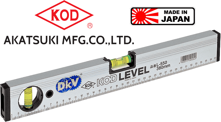 Thước thủy KOD L-550-100, KOD global level aluminium measure L-550-100