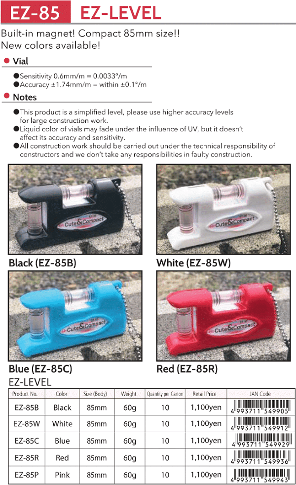 Thước thủy KOD EZ-85B, KOD pocket level EZ-85B