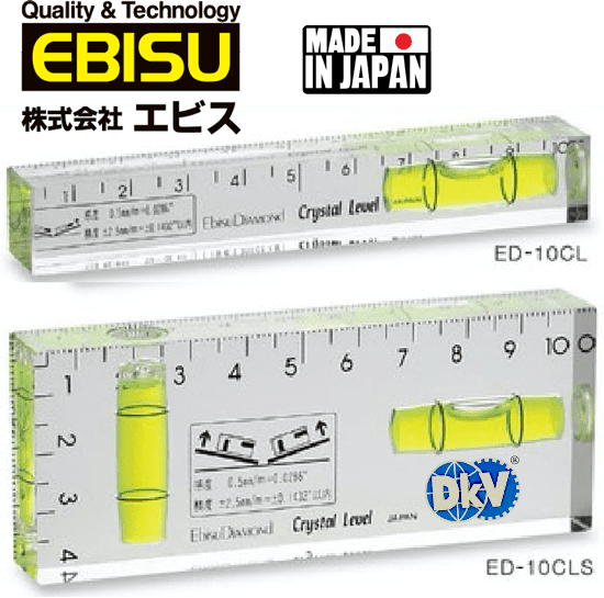 Thước thủy Ebisu ED-10CL, Ebisu transparent level ED-10CL