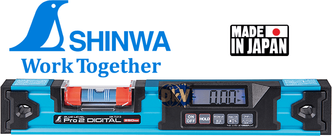 Thước thủy điện tử Shinwa 75316, Shinwa blue level pro digital with magnet measure 75316