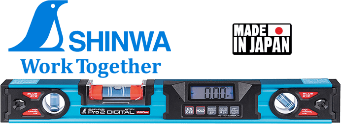 Thước thủy điện tử Shinwa 75314, Shinwa blue level pro digital measure 75314