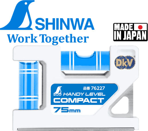 Thước thủy Shinwa 76231, Shinwa handy level compact measure 76231