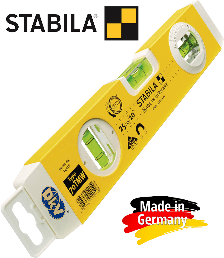 Thước thủy stabila 14010, stabila handy level light measure 14010