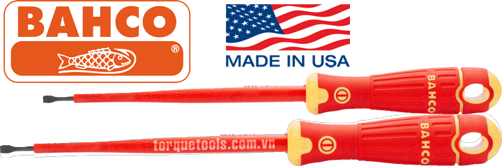to vit cach dien 2 canh bahco SB196.030.100 , bahco vde scewdriver SB196.030.100 