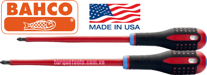 to vit cach dien 4 canh bahco BE-8840S , bahco vde scewdriver BE-8840S 