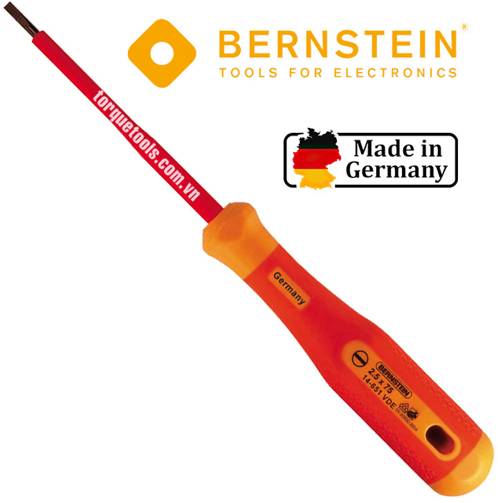 to vit cach dien 2 canh bernstein 14-652-vde, bernstein vde scewdriver 14-652-vde