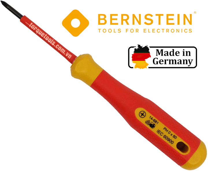 to vit cach dien 4 canh bernstein 14-695-vde, bernstein vde scewdriver 14-695-vde