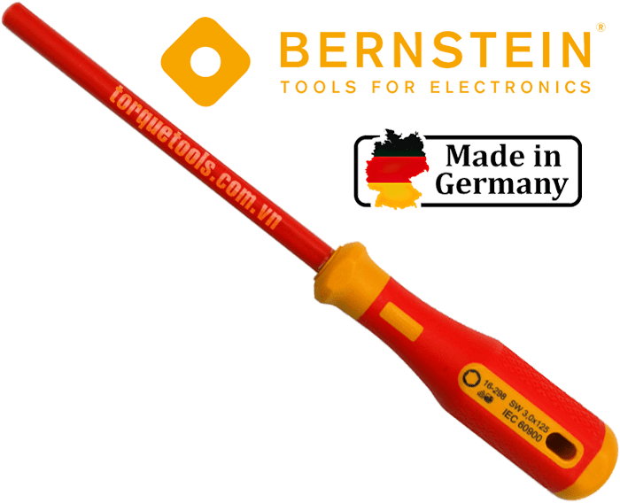 to vit cach dien 6 canh bernstein 16-304-vde, bernstein vde scewdriver 16-304-vde