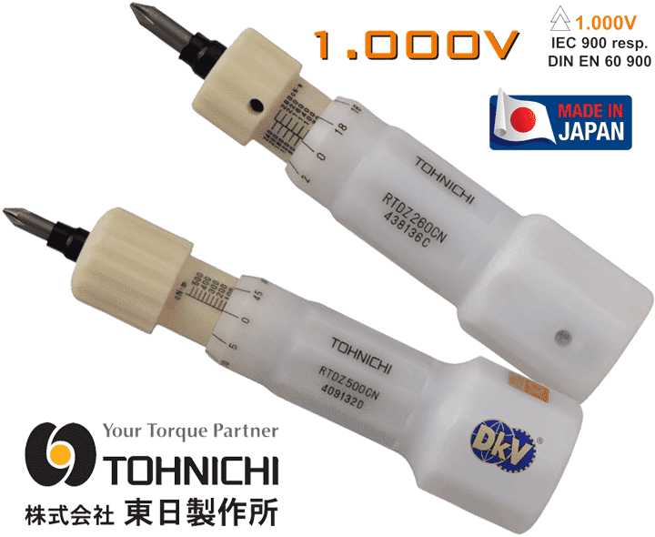 Tô vít lực cách điện Tohnichi 26RTDZ, tô vít siết lực cách điện Tohnichi 26RTDZ, Tohnichi insulated torque screwdriver 26RTDZ