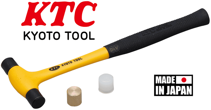 Búa nhựa đầu tròn KTC TUD3L , KTC round plastic hammer TUD3L 
