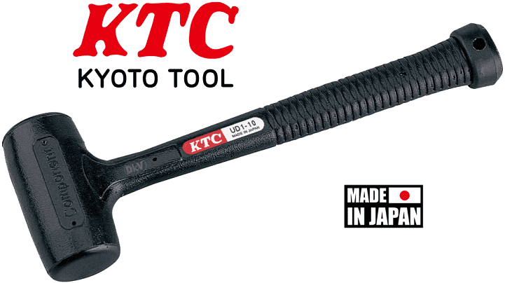 Búa nhựa đầu tròn KTC UD1-10, KTC round plastic hammer UD1-10