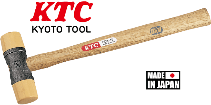 Búa nhựa đầu tròn KTC UD3-10-1, KTC round plastic hammer UD3-10-1