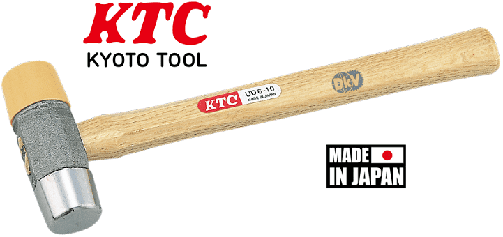 Búa nhựa đầu tròn KTC UD6-10, KTC round plastic hammer UD6-10