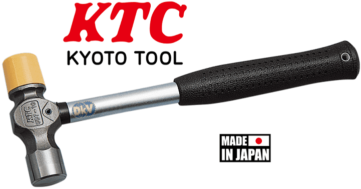 Búa nhựa đầu tròn KTC UD7-10, KTC round plastic hammer UD7-10