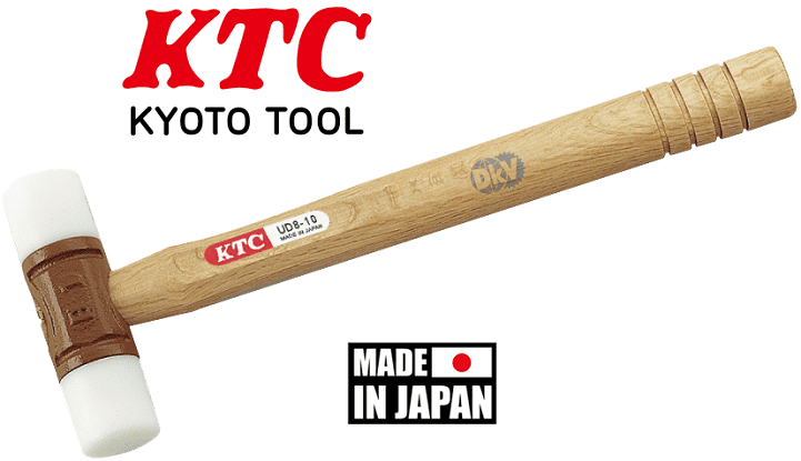 Búa nhựa đầu tròn KTC UD8-10, KTC round plastic hammer UD8-10